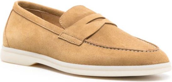 Scarosso Luciana penny loafers Beige