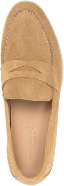 Scarosso Luciana penny loafers Beige