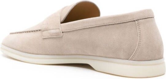 Scarosso Luciano suède loafers Beige