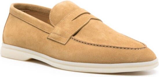 Scarosso Luciano suède loafers Beige