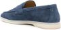 Scarosso Luciano suède penny loafers Blauw - Thumbnail 3