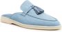 Scarosso Lucrezia slippers met kwastje Blauw - Thumbnail 2