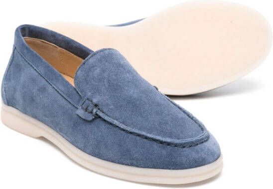 Scarosso Ludovica suède loafers Blauw