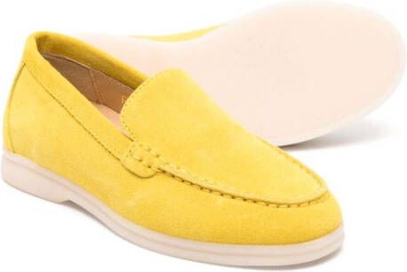 Scarosso Ludovica suède loafers Geel