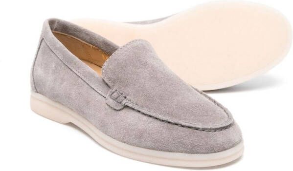 Scarosso Ludovica suède loafers Grijs