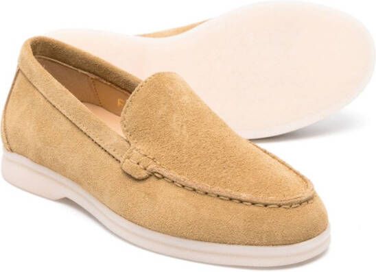 Scarosso Ludovica suède loafers Beige