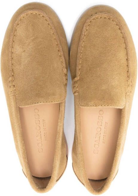 Scarosso Ludovica suède loafers Beige