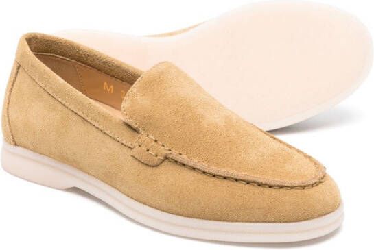 Scarosso Ludovica suède loafers Beige