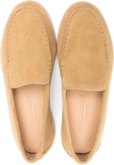 Scarosso Ludovica suède loafers Beige