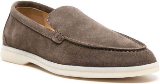 Scarosso Ludovica suède loafers Beige