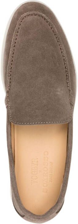 Scarosso Ludovica suède loafers Beige