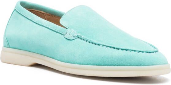 Scarosso Ludovica suède loafers Blauw