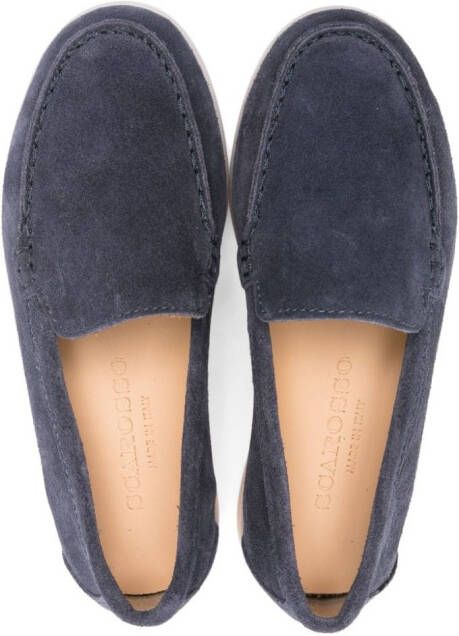 Scarosso Ludovica suède loafers Blauw