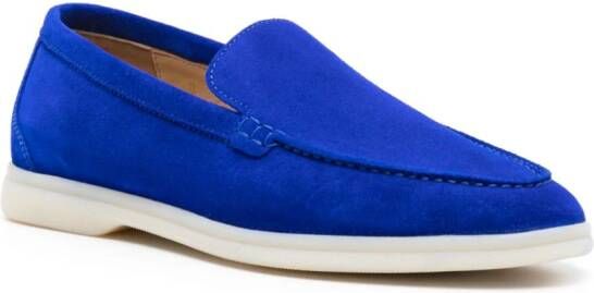 Scarosso Ludovica suède loafers Blauw