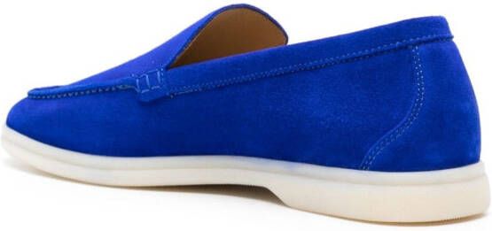 Scarosso Ludovica suède loafers Blauw