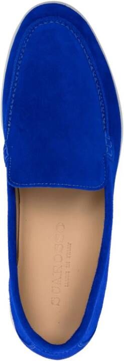 Scarosso Ludovica suède loafers Blauw