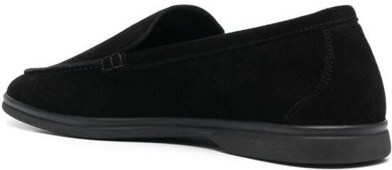 Scarosso Ludovico suède loafers Zwart