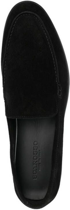 Scarosso Ludovico suède loafers Zwart