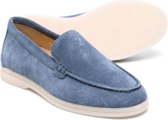 Scarosso Ludovico suède loafers Blauw