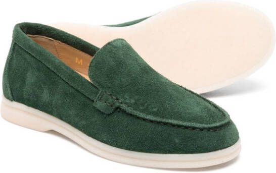 Scarosso Ludovico suède loafers Groen