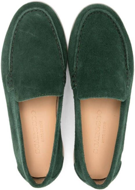 Scarosso Ludovico suède loafers Groen