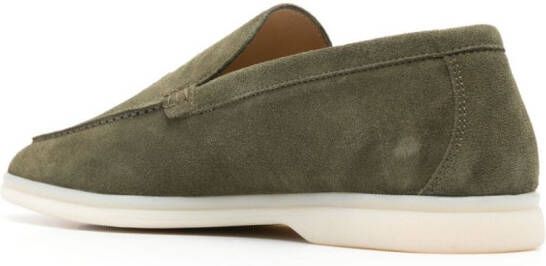 Scarosso Ludovico suède loafers Groen