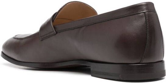 Scarosso Marzio leren loafers Bruin