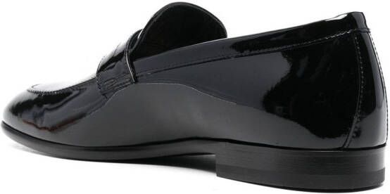 Scarosso Marzio leren loafers Zwart