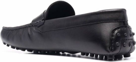Scarosso Michael loafers met vierkante neus Zwart