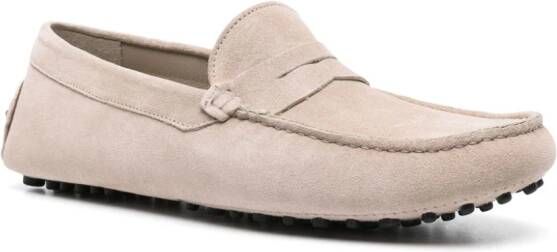 Scarosso Michael suède loafers Beige