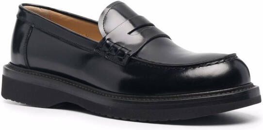 Scarosso Michelle penny loafers Zwart