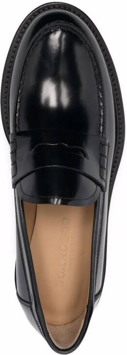 Scarosso Michelle penny loafers Zwart