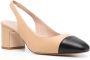 Scarosso Miranda leren pumps Beige - Thumbnail 2