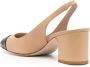 Scarosso Miranda leren pumps Beige - Thumbnail 3