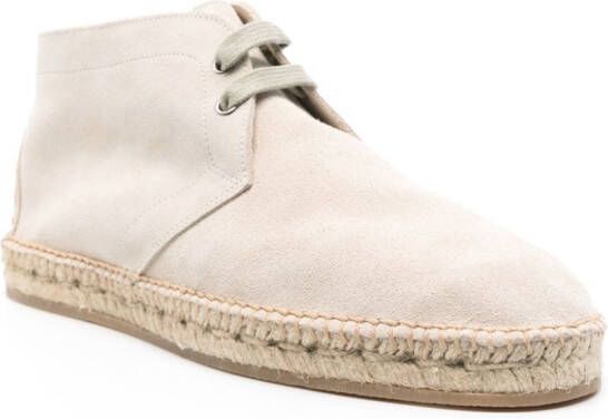 Scarosso Mojave suède espadrilles Beige