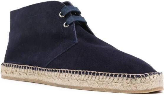 Scarosso Mojave suède espadrilles Blauw