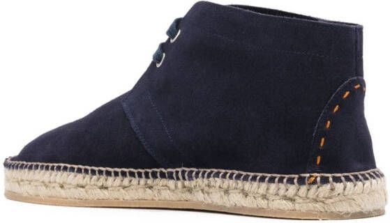 Scarosso Mojave suède espadrilles Blauw