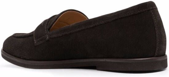 Scarosso Monica leren loafers Bruin