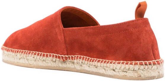 Scarosso Pablo suède espadrilles Rood