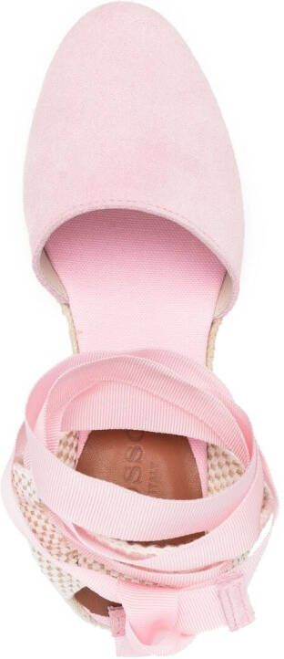 Scarosso 70 mm Paloma espadrilles Roze