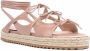 Scarosso Paula espadrille sandalen met bandjes Roze - Thumbnail 2