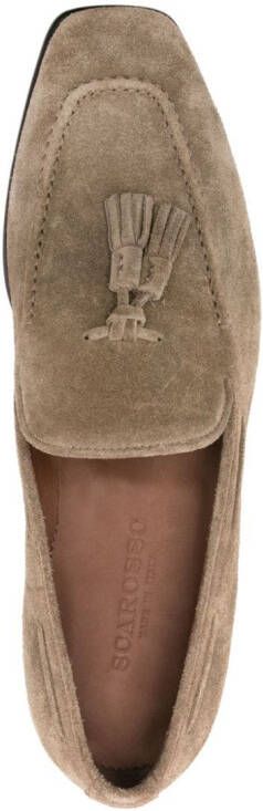 Scarosso Rodolfo suède loafers Beige