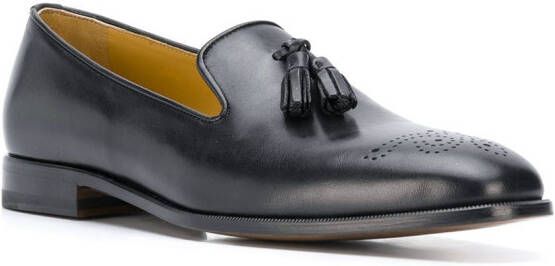 Scarosso Rolando loafers met kwastje Zwart