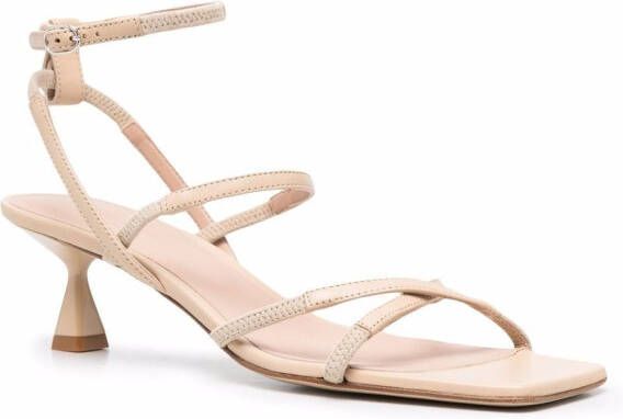 Scarosso Sally leren sandalen Beige