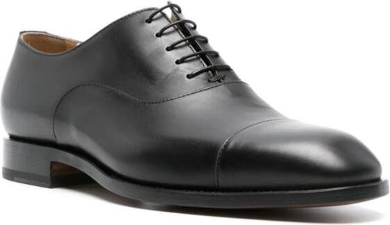 Scarosso Salvatore suède Oxford schoenen Zwart