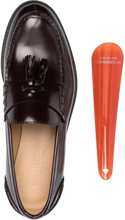 Scarosso Slip-on loafers Rood