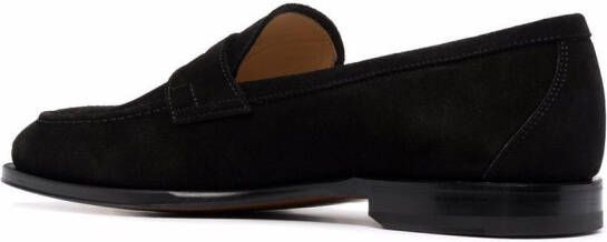 Scarosso Stefano leren loafers Zwart