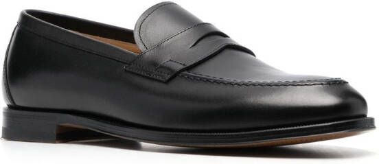 Scarosso Stefano leren loafers Zwart