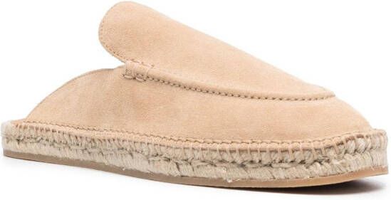 Scarosso Suède espadrilles Beige