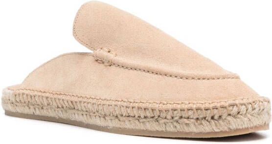 Scarosso Suède espadrilles Beige